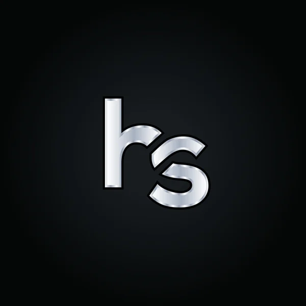 Логотип H і S Літери — стоковий вектор