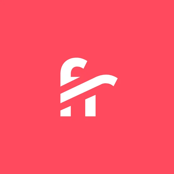 Logotipo das letras F e R —  Vetores de Stock