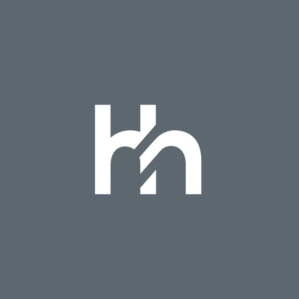 Logotipo de letras H y H — Vector de stock