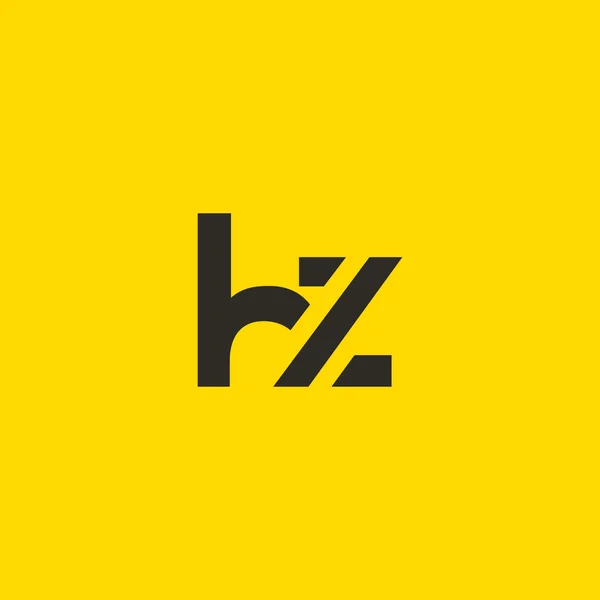 H ve Z harfleri Logo — Stok Vektör