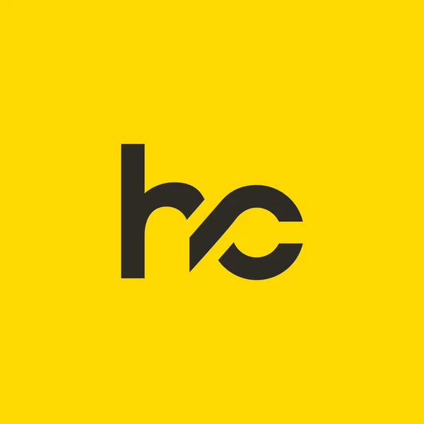 H and C Letters Logo — Stock vektor