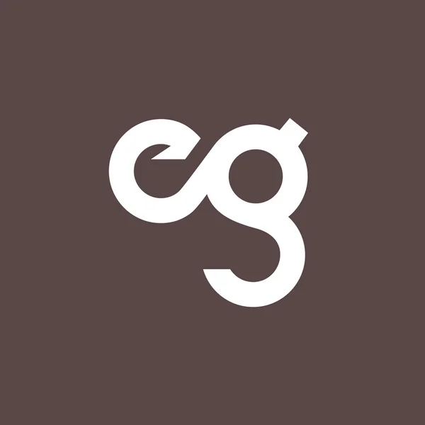 E y G Letras Logo — Archivo Imágenes Vectoriales