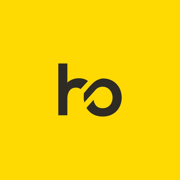 H and O Letters Logo — Διανυσματικό Αρχείο