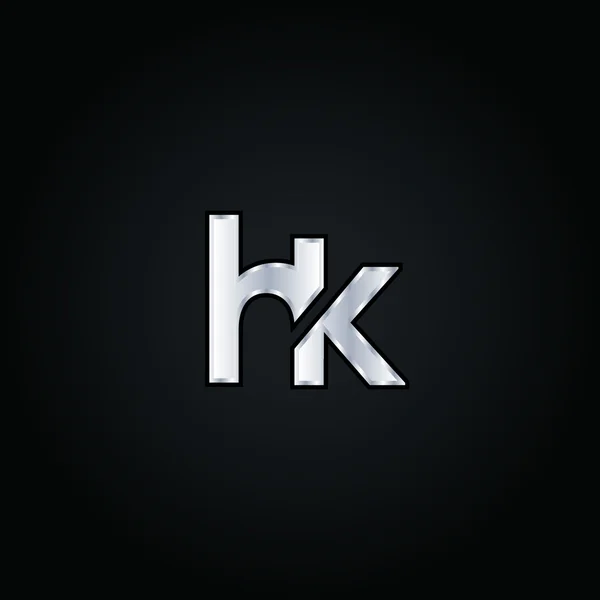 Logotipo de letras H y K — Archivo Imágenes Vectoriales