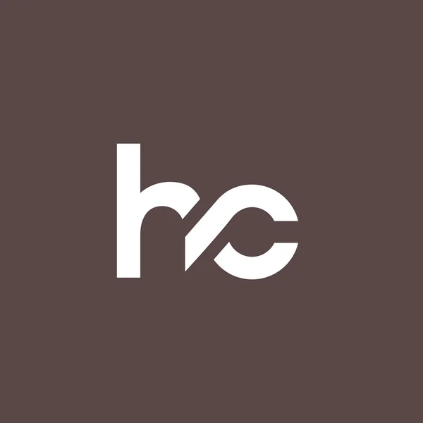 H i Logo litery C — Wektor stockowy