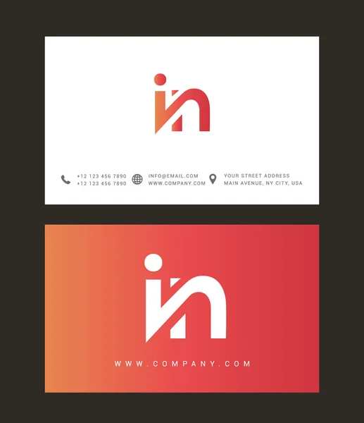 Ben ve N harfleri Logo