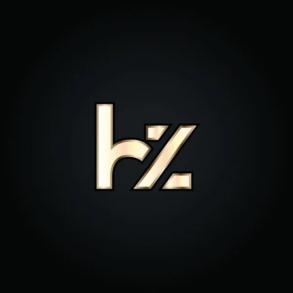 H and Z Letters Logo — Διανυσματικό Αρχείο