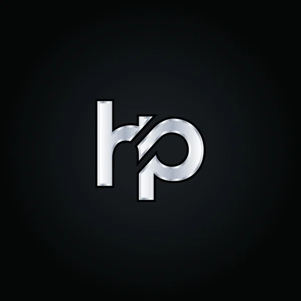 Logotipo de letras H y P — Archivo Imágenes Vectoriales