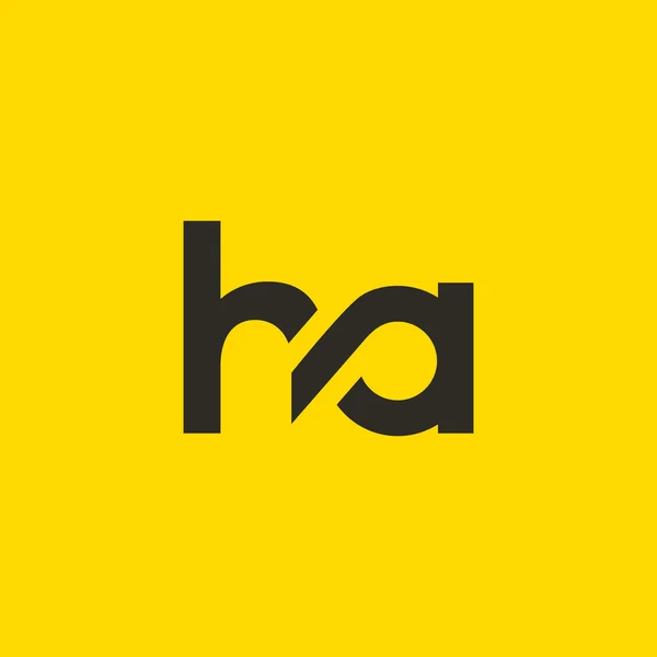 H і листи логотип — стоковий вектор