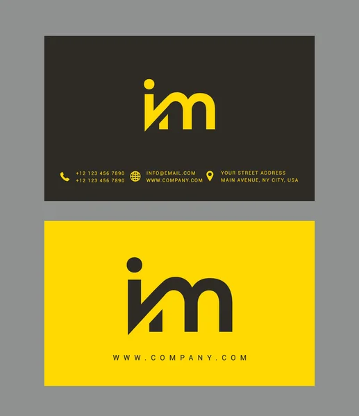 Ben ve M harfleri logosu