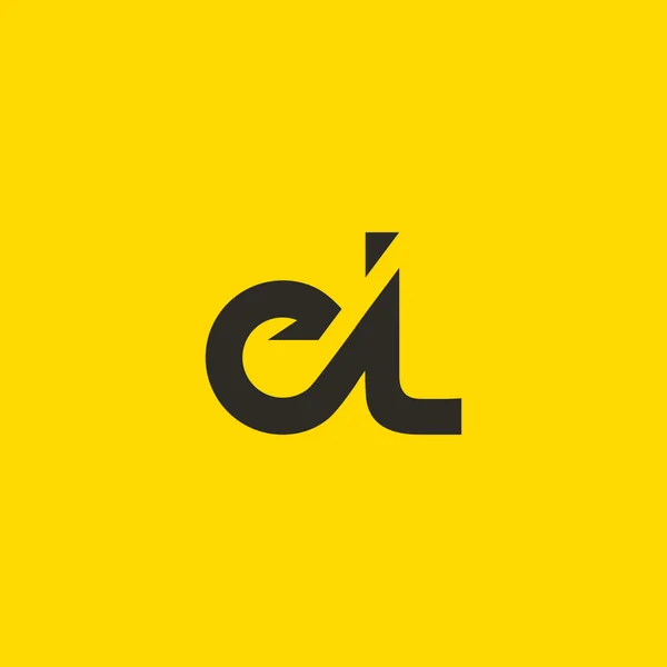 Logo des lettres E et L — Image vectorielle
