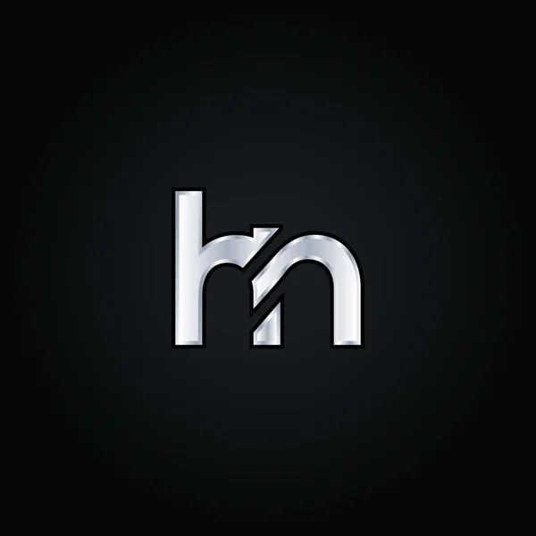 Logo des lettres H et N — Image vectorielle