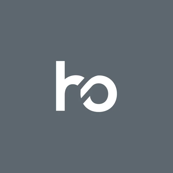 H and O Letters Logo — Διανυσματικό Αρχείο