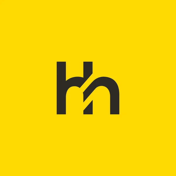 H and H Letters Logo — ストックベクタ