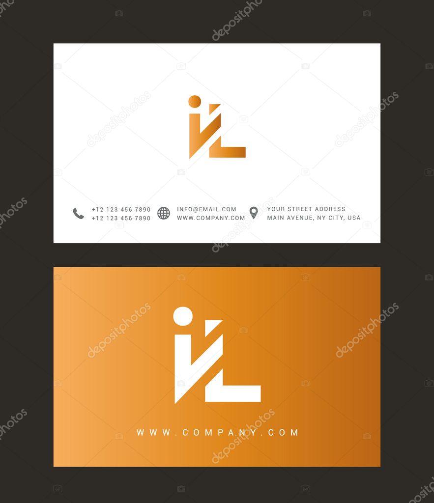 I and L Letters Logo