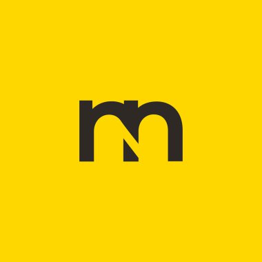 N N harfleri Logo vektör.