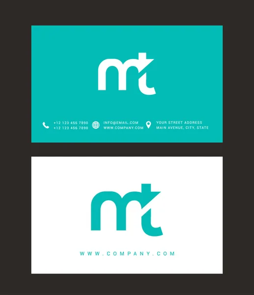 Design de logo lettre moderne — Image vectorielle