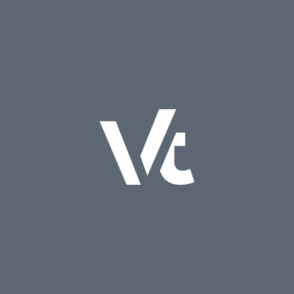 Moderna brev Logotypdesign — Stock vektor