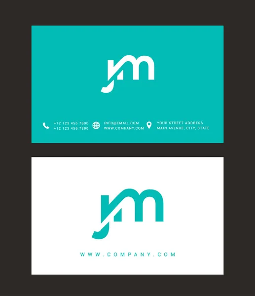 Moderne brief logo ontwerp — Stockvector