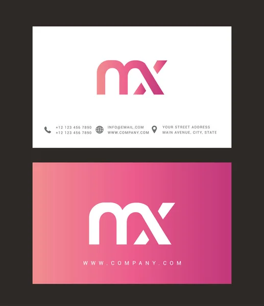 Design de logotipo carta moderna —  Vetores de Stock