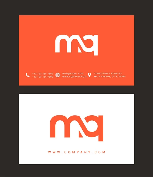 Moderna brev Logotypdesign — Stock vektor