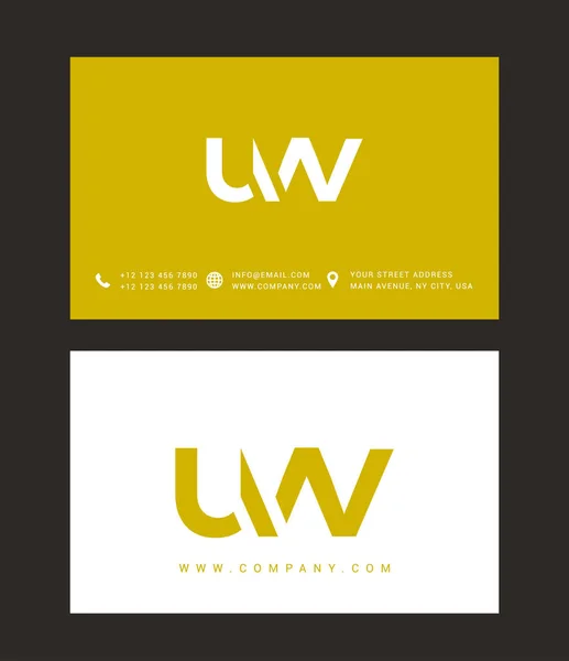 Moderne brief logo ontwerp — Stockvector