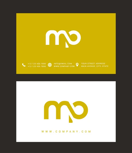 Moderne brief logo ontwerp — Stockvector