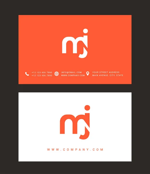 Diseño de logotipo de letra moderna — Vector de stock