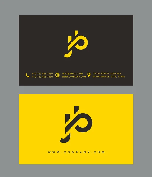 Design de logotipo carta moderna —  Vetores de Stock