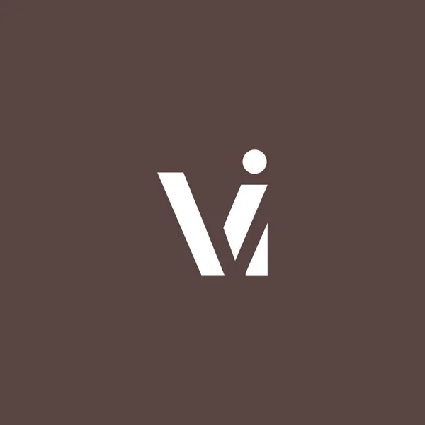 Diseño de logotipo de letra moderna — Vector de stock