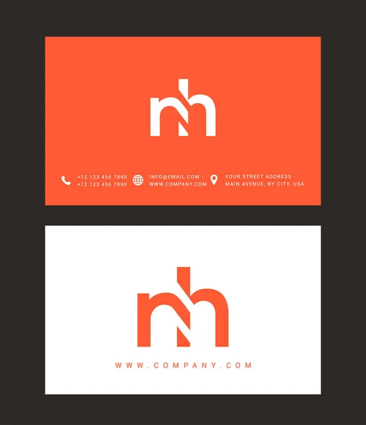 Design de logotipo carta moderna —  Vetores de Stock