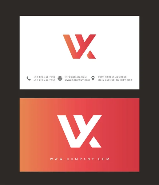 Moderna brev Logotypdesign — Stock vektor