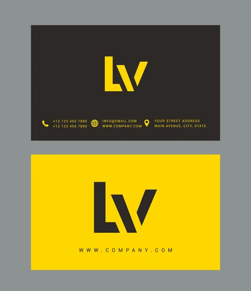 Design de logotipo carta moderna — Vetor de Stock