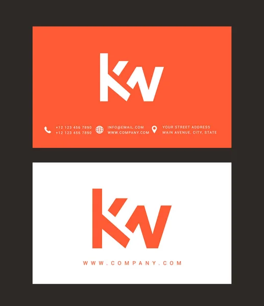 Moderna brev Logotypdesign — Stock vektor