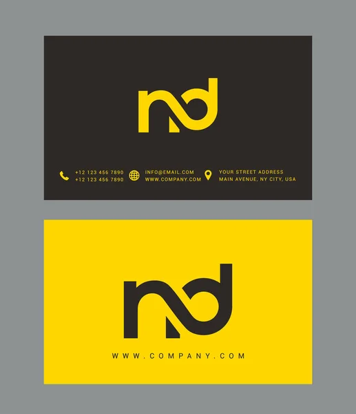 Modern mektup logo tasarımı — Stok Vektör