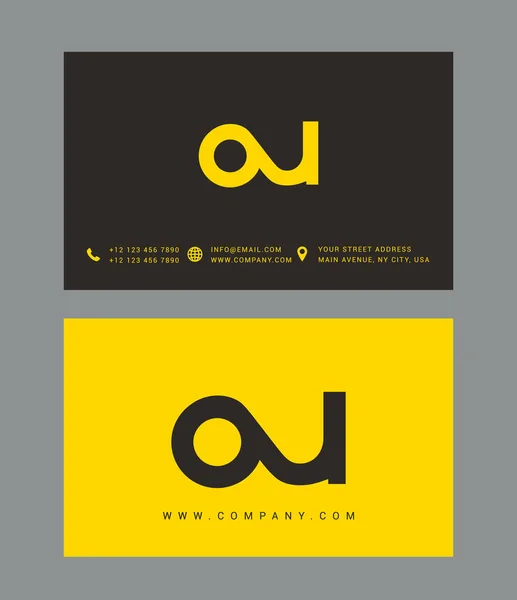 Moderne brief logo ontwerp — Stockvector