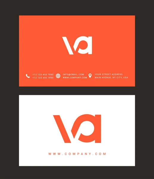 Design de logotipo carta moderna — Vetor de Stock