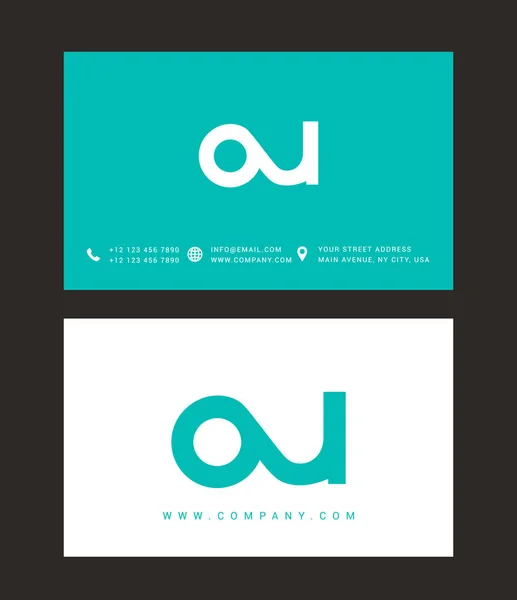 Moderne brief logo ontwerp — Stockvector