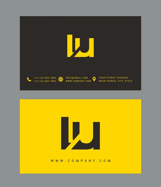 Design de logotipo carta moderna —  Vetores de Stock