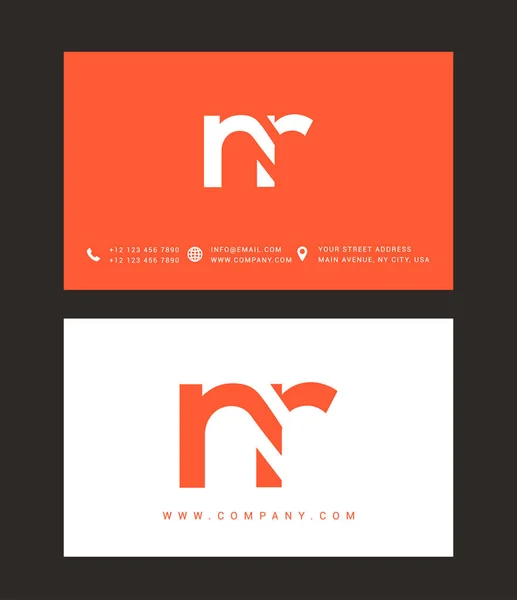 Design de logotipo carta moderna — Vetor de Stock