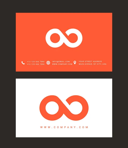 Design de logotipo carta moderna —  Vetores de Stock