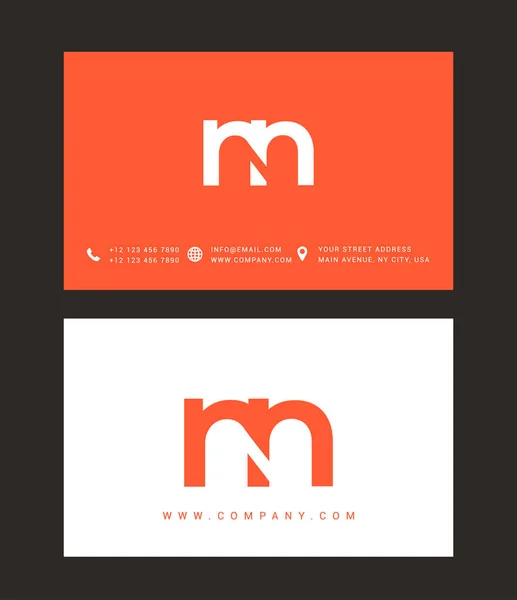 Design de logo lettre moderne — Image vectorielle