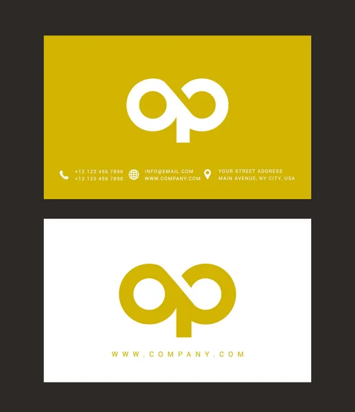 Moderne brief logo ontwerp — Stockvector