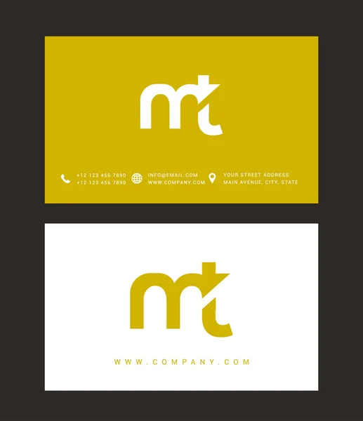 Design de logotipo carta moderna —  Vetores de Stock