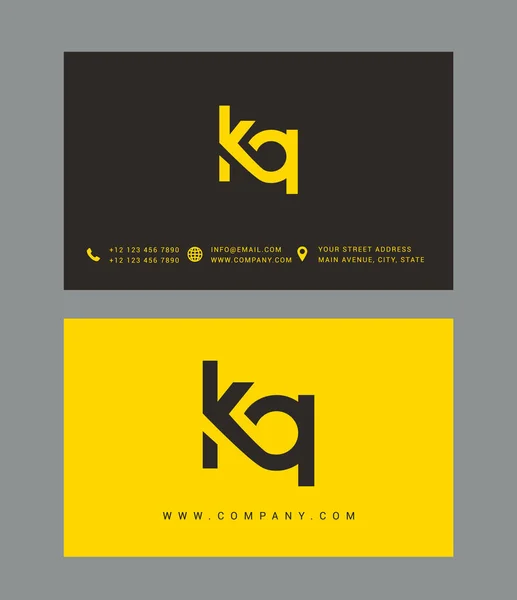 Design de logotipo carta moderna —  Vetores de Stock