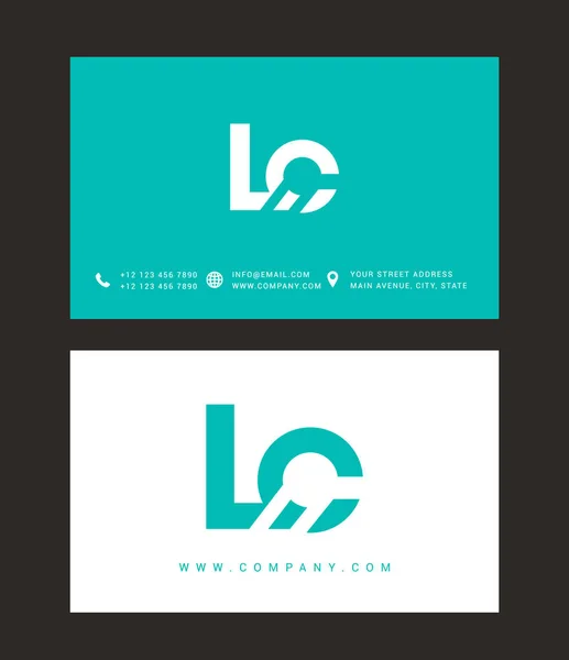 Diseño de logotipo de letra moderna — Vector de stock