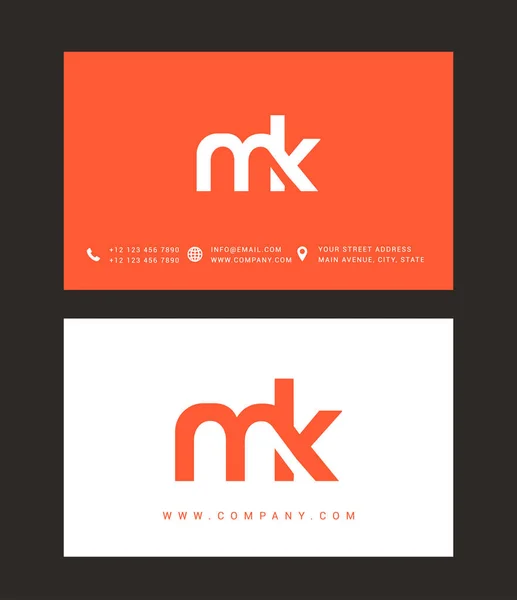 Moderna brev Logotypdesign — Stock vektor