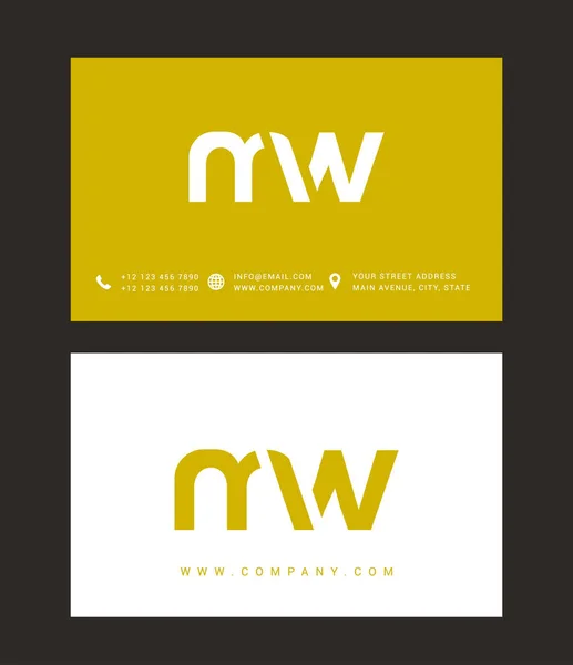 Design de logotipo carta moderna — Vetor de Stock