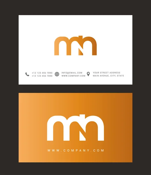 Design de logotipo carta moderna —  Vetores de Stock