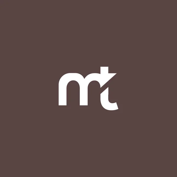 Modern mektup logo tasarımı — Stok Vektör